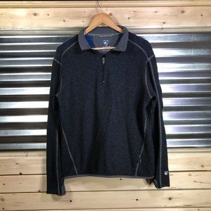 KUHL Sabr 1/4 Zip Chianti Fleece Men's Sweater M
